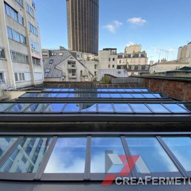 Pose de verriere velux sur toit plat a paris 75014