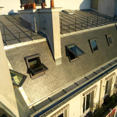 Pose Velux avec stores