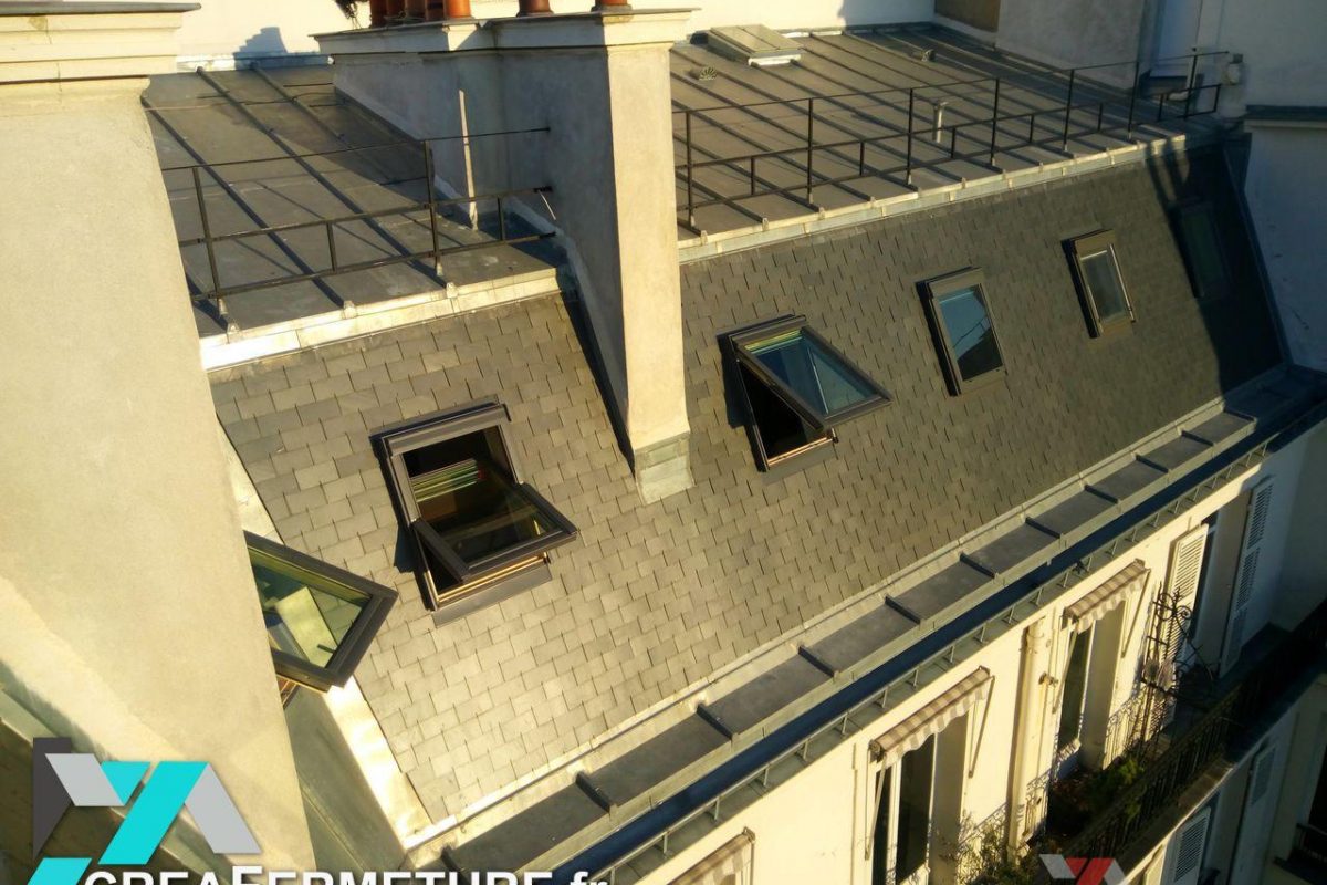 Remplacement Velux sur Toiture Ardoise et Zinc