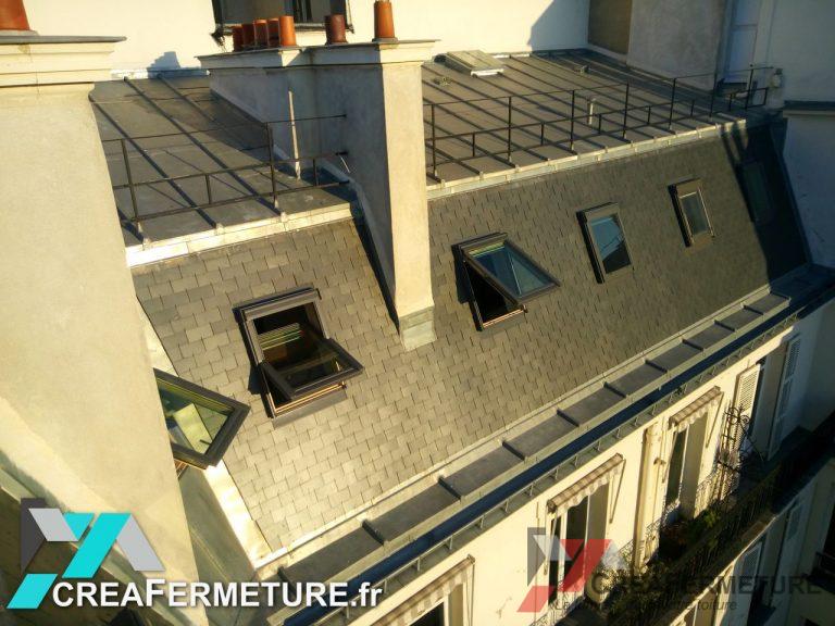 Remplacement Velux sur Toiture Ardoise et Zinc